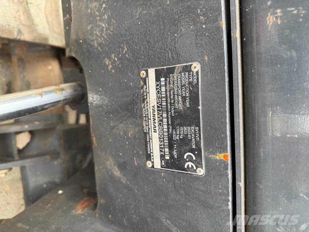 Yanmar SV17 (01317) *B02 Εκσκαφάκι (διαβολάκι) < 7t