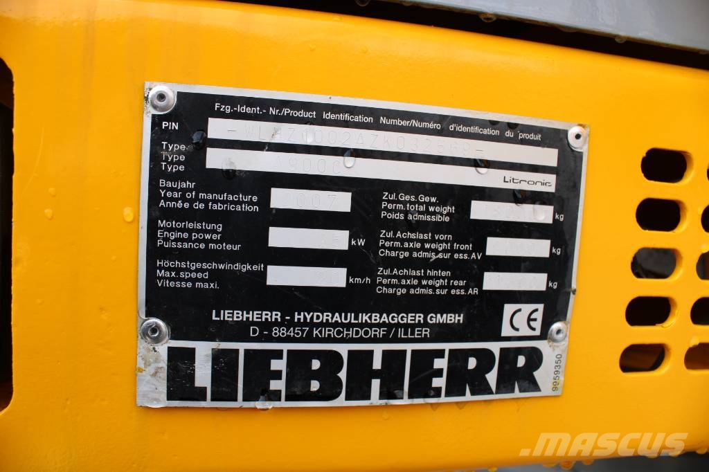 Liebherr Εκσκαφέας  A 900 C Litronic 轮式挖掘机
