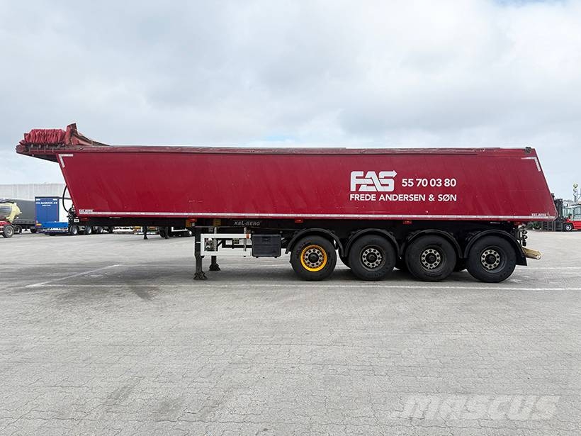 Kel-Berg Tipper / Alukastenmulde Kipper 37m3 Semi-reboques basculantes