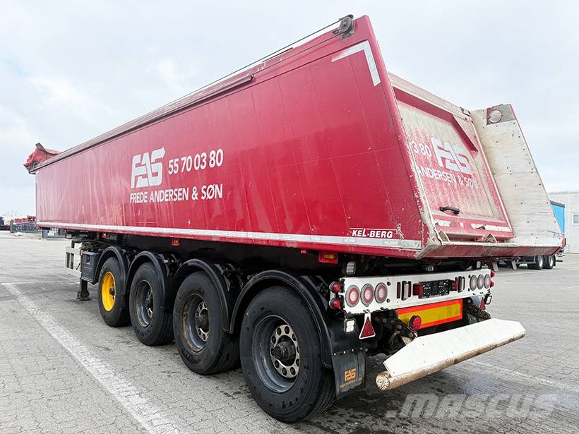 Kel-Berg Tipper / Alukastenmulde Kipper 37m3 Semi-reboques basculantes