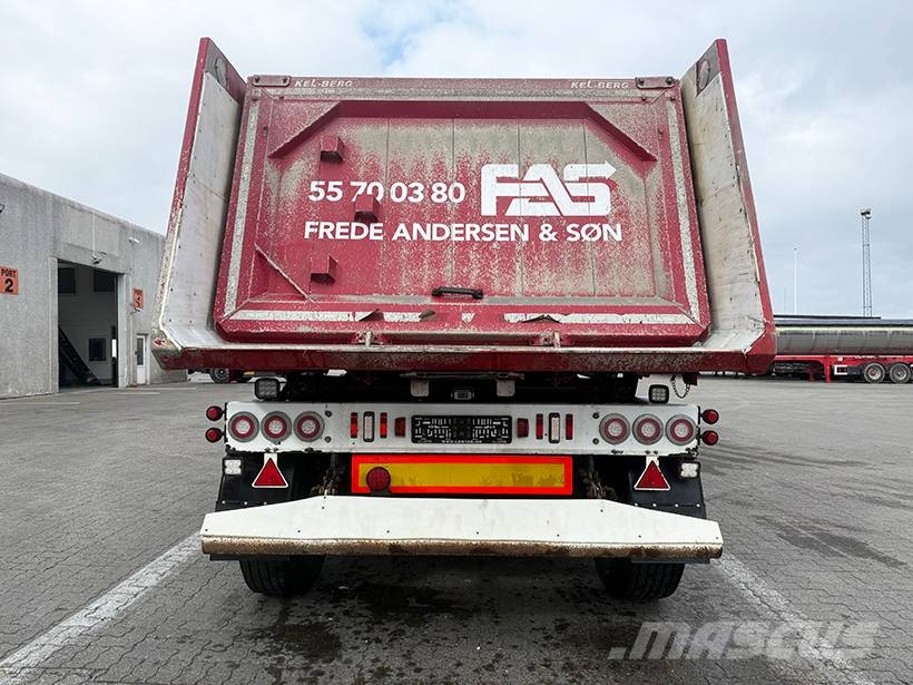 Kel-Berg Tipper / Alukastenmulde Kipper 37m3 Semi-reboques basculantes