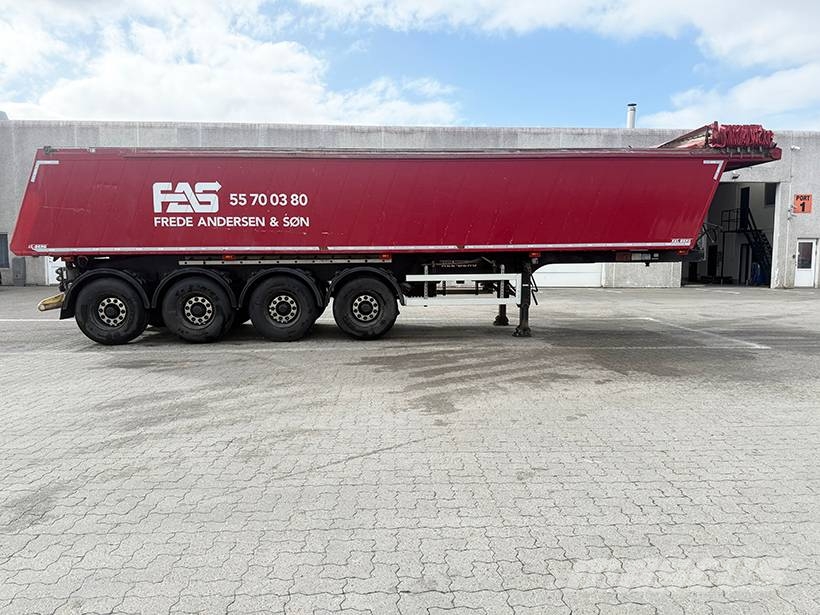 Kel-Berg Tipper / Alukastenmulde Kipper 37m3 Semi-reboques basculantes