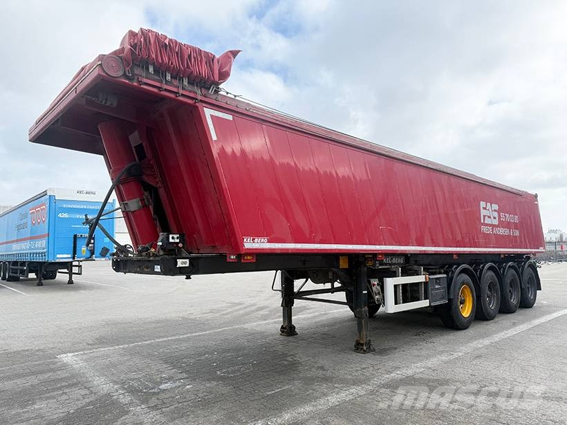 Kel-Berg Tipper / Alukastenmulde Kipper 37m3 Semi-reboques basculantes