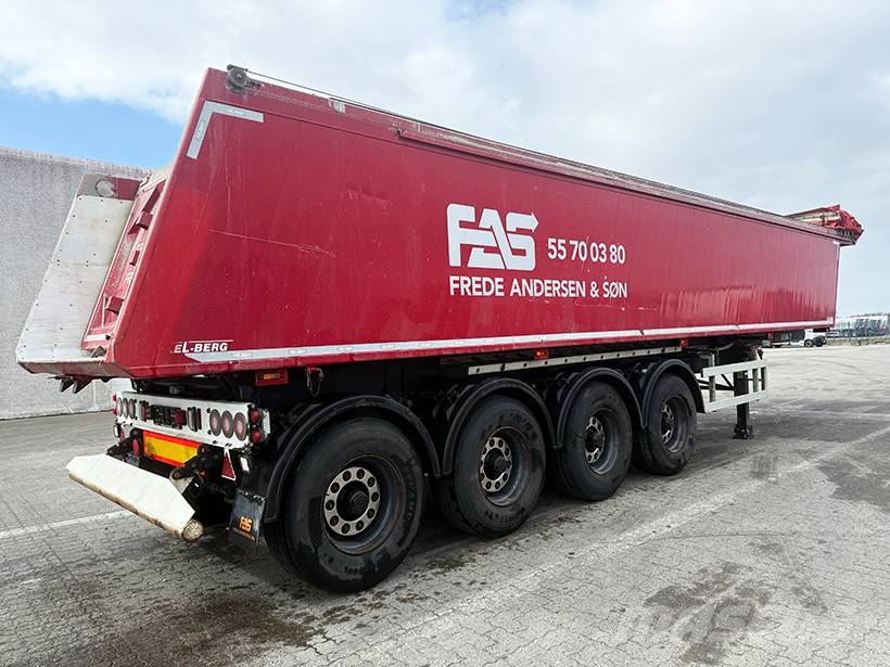 Kel-Berg Tipper / Alukastenmulde Kipper 37m3 Semi-reboques basculantes