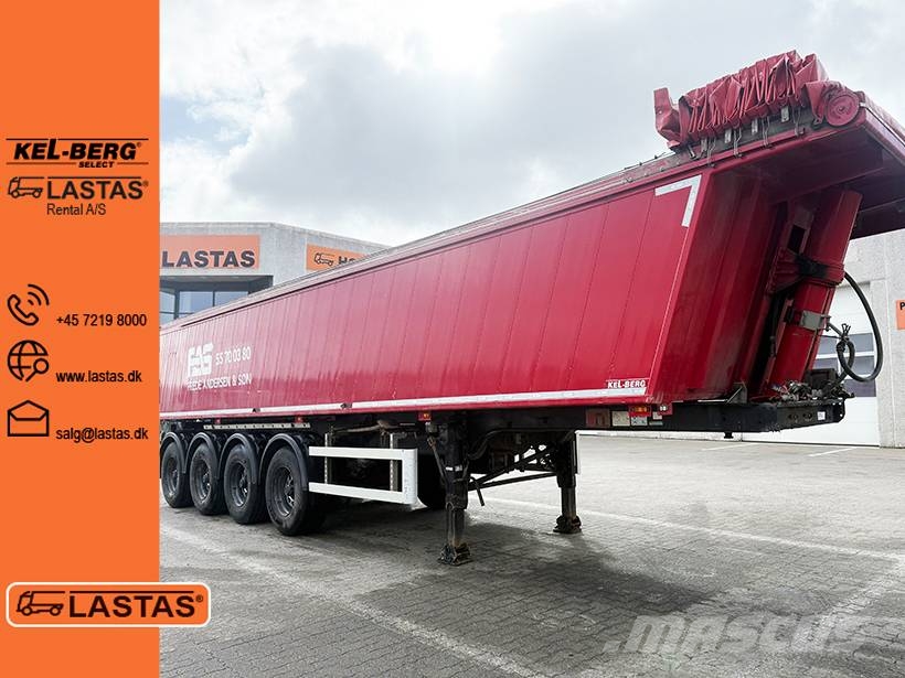 Kel-Berg Tipper / Alukastenmulde Kipper 37m3 Semi-reboques basculantes