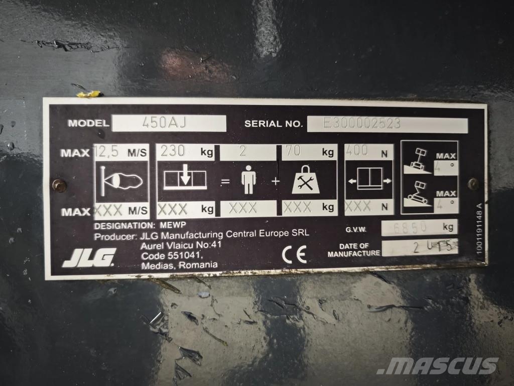 JLG 450 AJ Gelenkteleskoparbeitsbühnen
