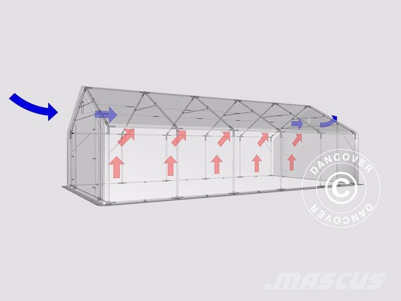 Dancover Storage Shelter PRO 5x10x2x3,39m PVC, Telthal Muut koneet