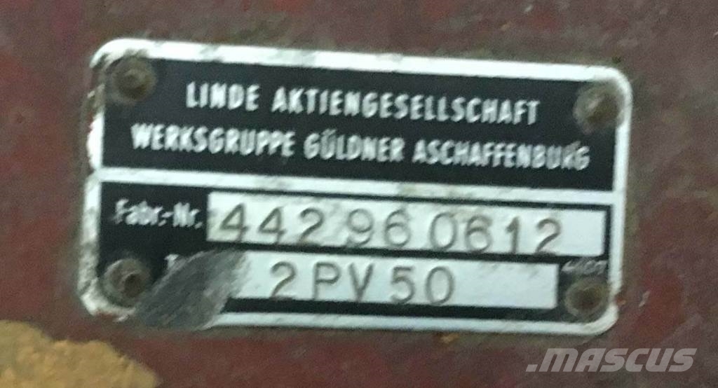 Linde 2PV50 هيدروليات