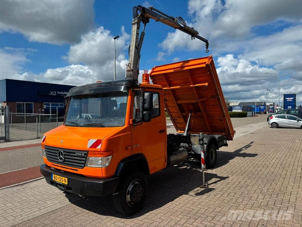 Mercedes-Benz Vario 816 Kraan / 3-zijdige Kipper, EURO 5 Bañeras basculantes usadas
