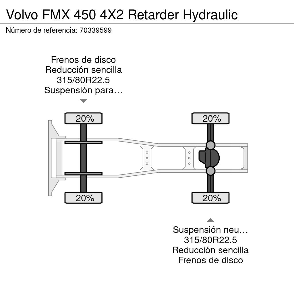 Volvo FMX 450 4X2 Retarder Hydraulic Tracteur routier