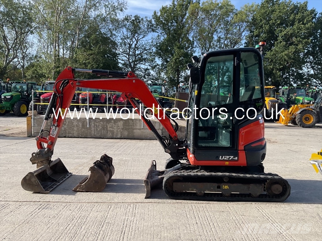 Kubota U 27-4 Mini bagri <7t