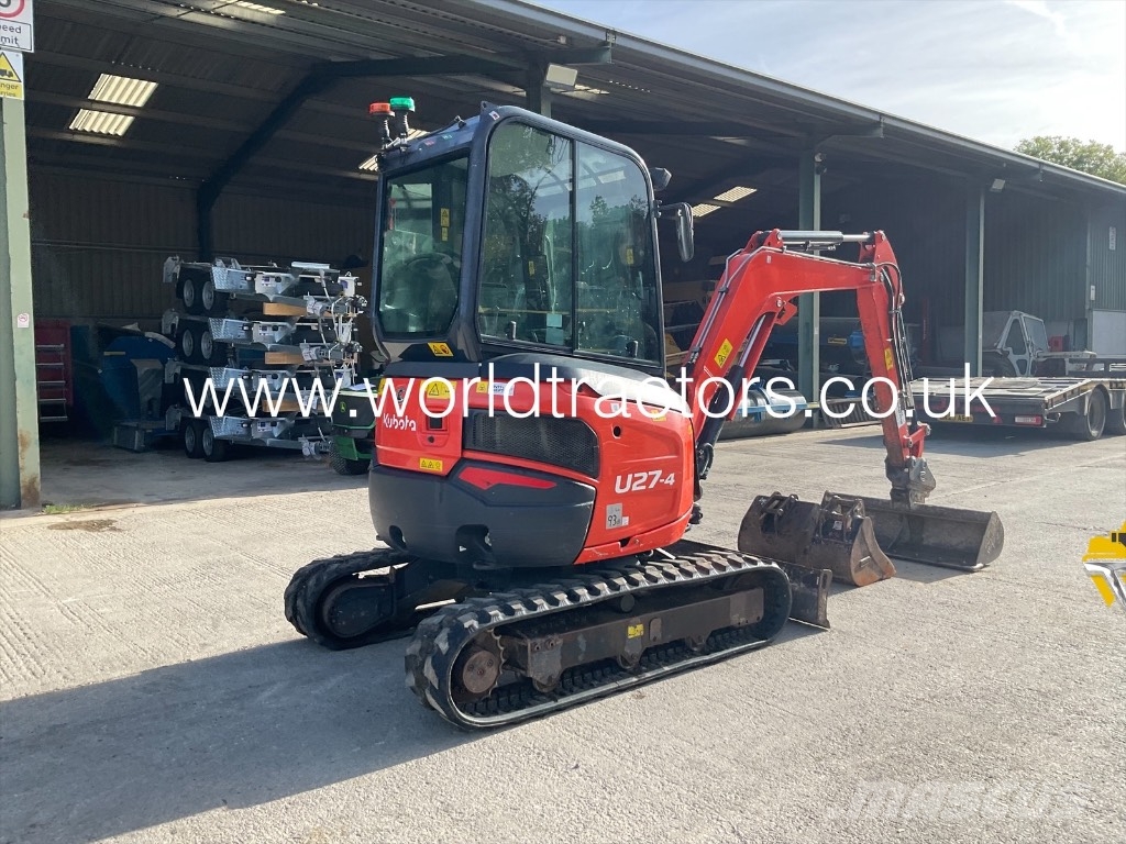 Kubota U 27-4 Mini bagri <7t