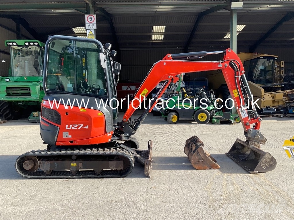 Kubota U 27-4 Mini bagri <7t