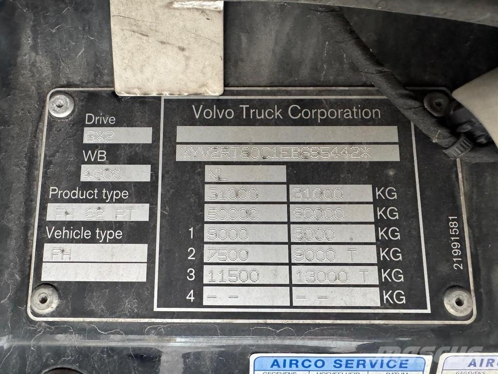 Volvo FH 540 6X2 EURO 6 Trekkvogner