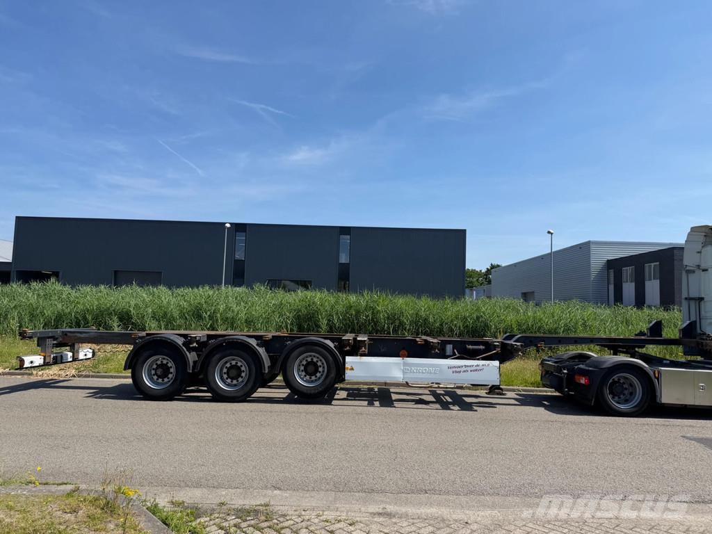 Krone 2X Container Chassis TE HUUR / FOR RENT Semirremolques portacontenedores