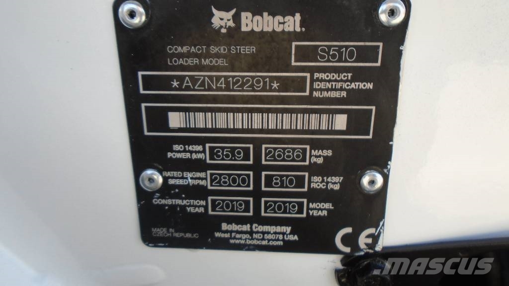 Bobcat S 510 Kompaktrakodók