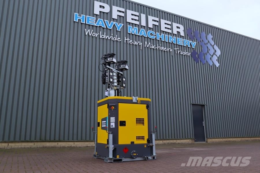 Atlas Copco Hilight B6+ KD Valid inspection, Max Boom Height 8 Torres de iluminación