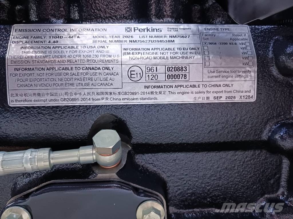 Perkins 1104D-44TA - Diesel Engine - New - DPX-25088 Motory