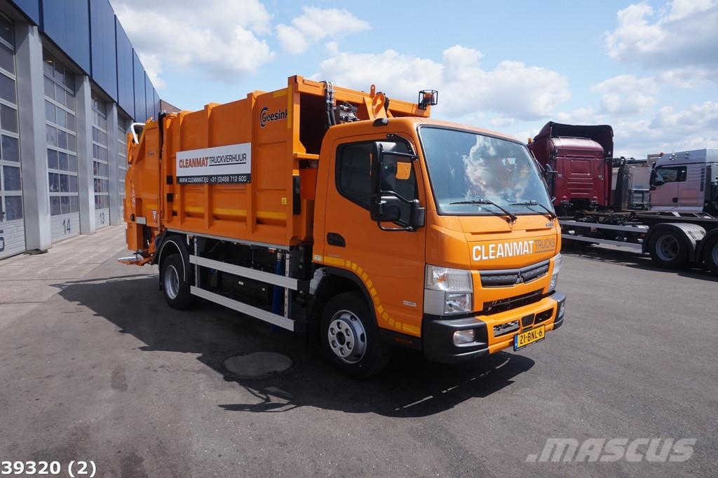 Fuso Canter 9C18 Geesink 7m³ شاحنات المخلفات