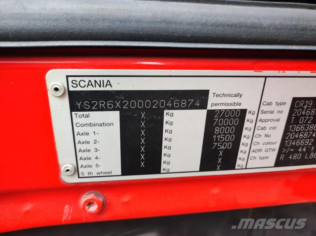 Scania R Series CR19 High Topline Cabins and interior