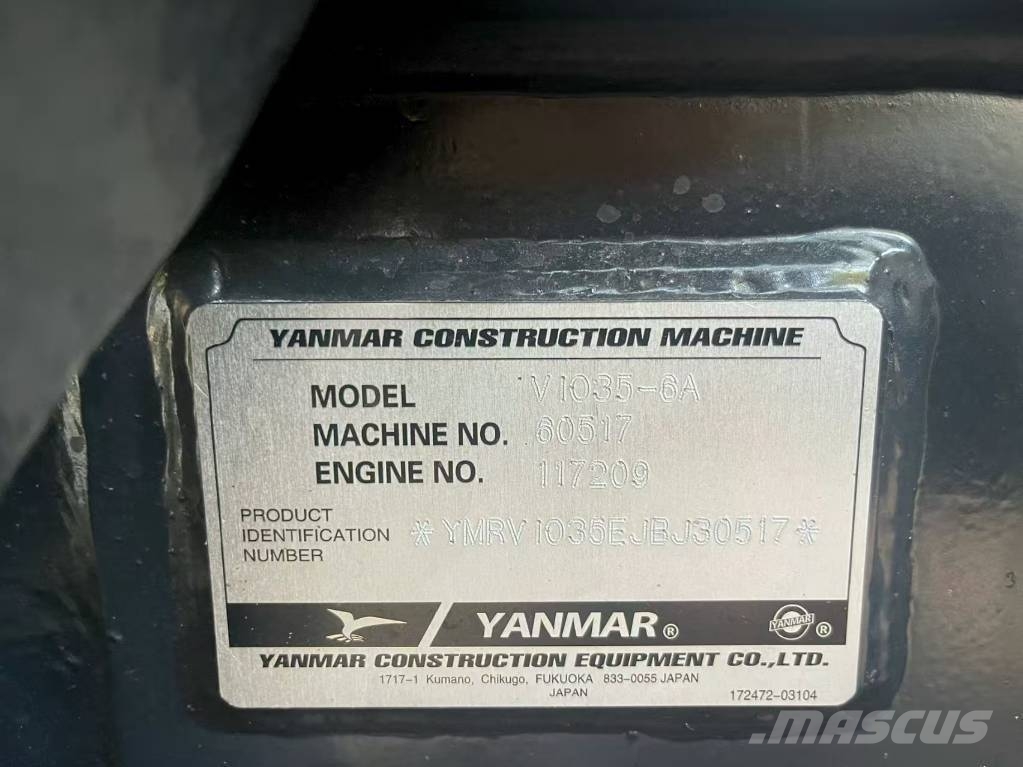 Yanmar vio35-6B 小型挖掘机