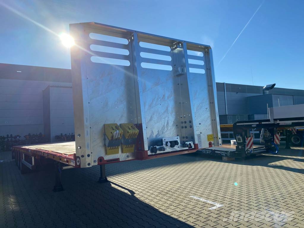 MAX Trailer Platform 3 axle BPW Faymonville Niskopodwoziowa Mélybölcsős félpótkocsik