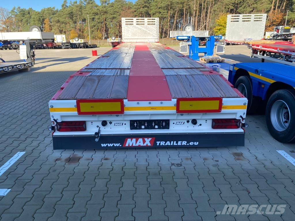 MAX Trailer Platform 3 axle BPW Faymonville Niskopodwoziowa Mélybölcsős félpótkocsik