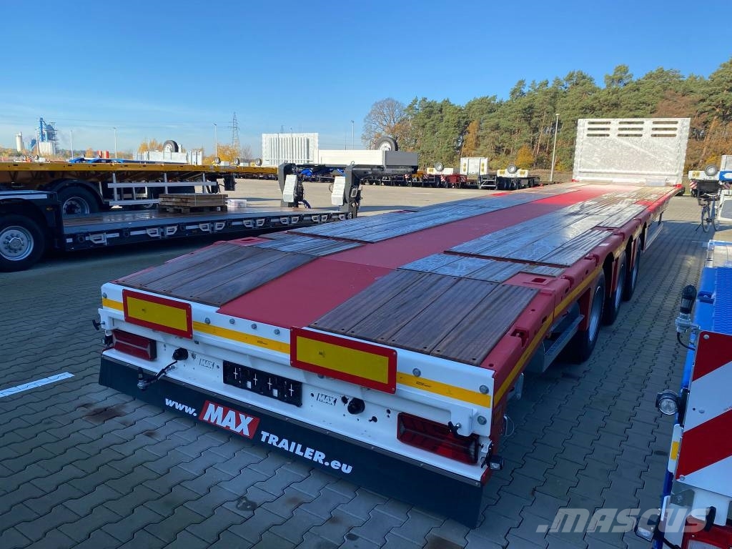MAX Trailer Platform 3 axle BPW Faymonville Niskopodwoziowa Mélybölcsős félpótkocsik