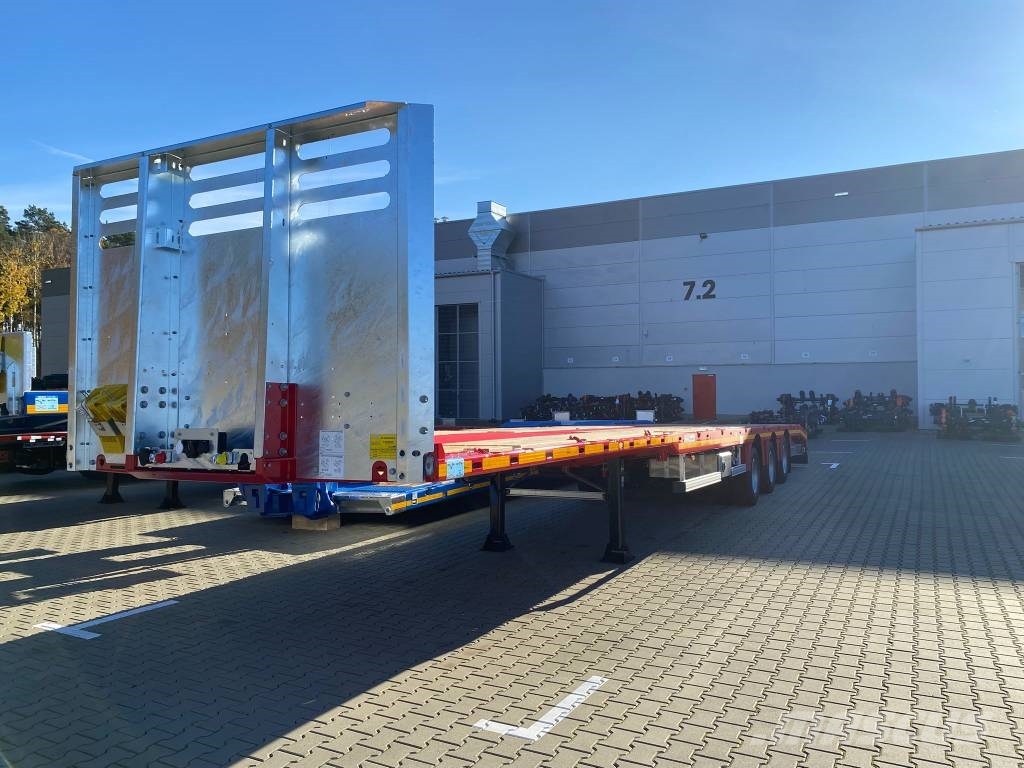 MAX Trailer Platform 3 axle BPW Faymonville Niskopodwoziowa Mélybölcsős félpótkocsik