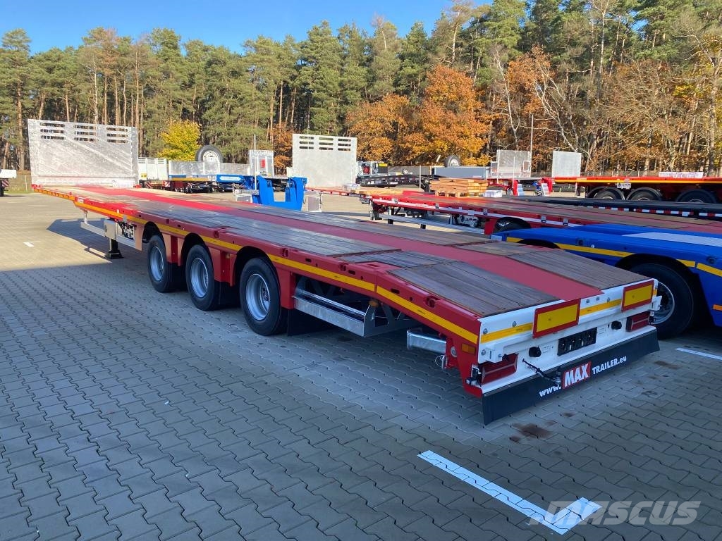MAX Trailer Platform 3 axle BPW Faymonville Niskopodwoziowa Mélybölcsős félpótkocsik