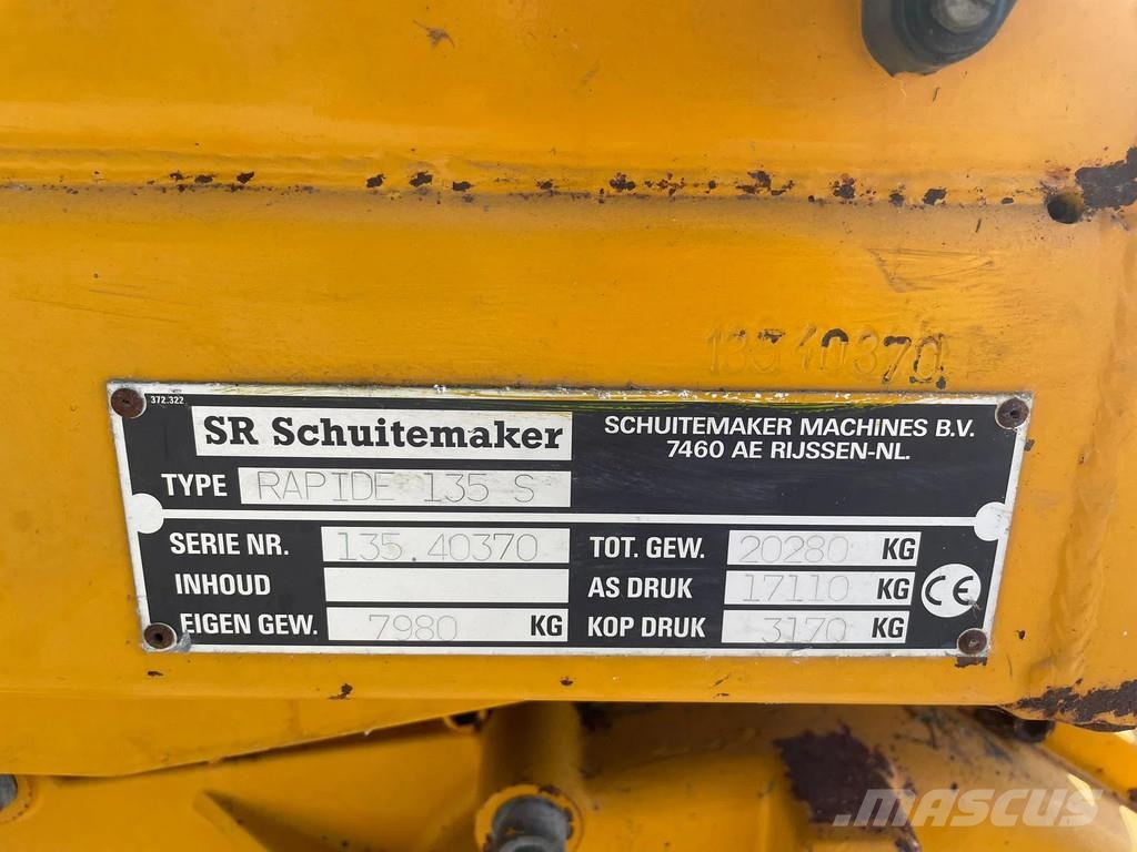 Schuitemaker Rapide 135 s opraapwagen Snijwagen Ladewagen Silag Trince semoventi