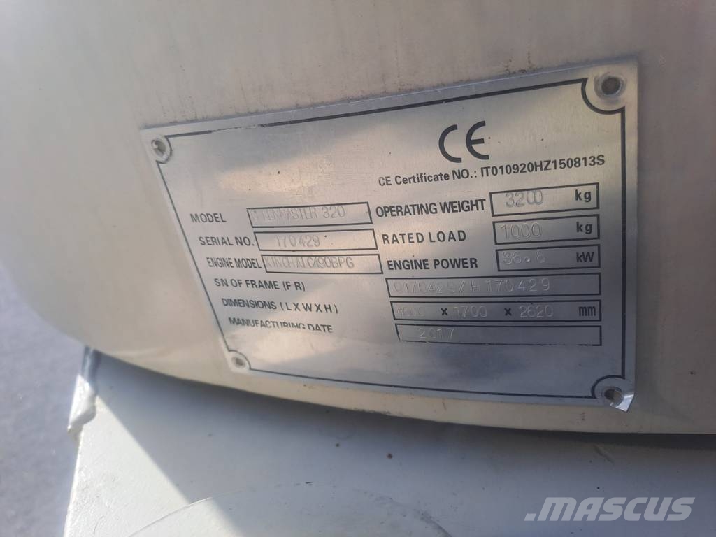 Greenmaster 320 Kolesni nakladalci
