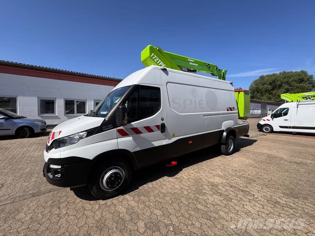 Iveco Hubarbeitsbühne Steiger France Elevateur 172 TPFcc Ant vilkikų montuojamos kėlimo platformos