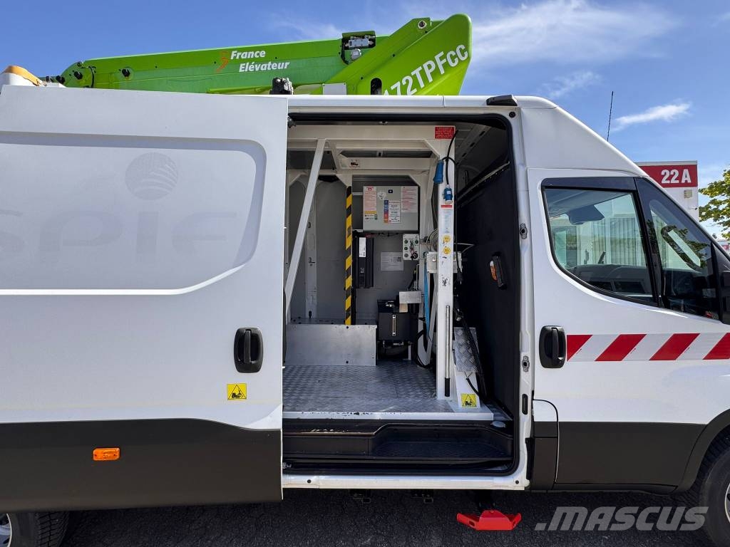 Iveco Hubarbeitsbühne Steiger France Elevateur 172 TPFcc Ant vilkikų montuojamos kėlimo platformos