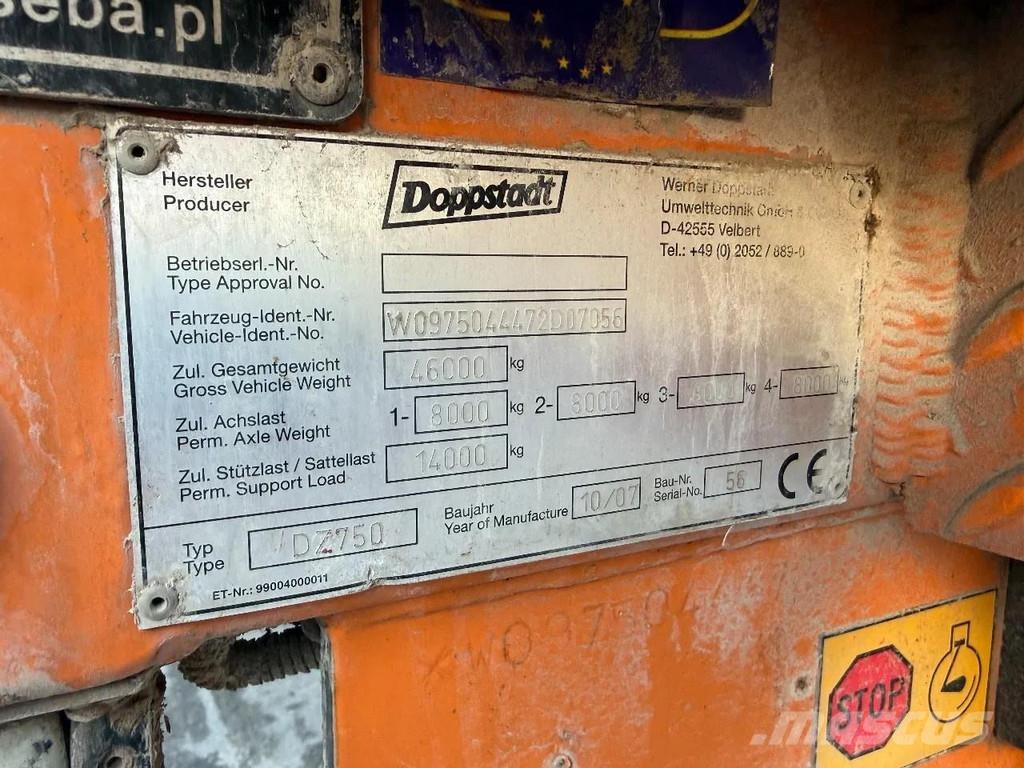 Doppstadt DZ 750 COMBI Τεμαχιστές αποβλήτων