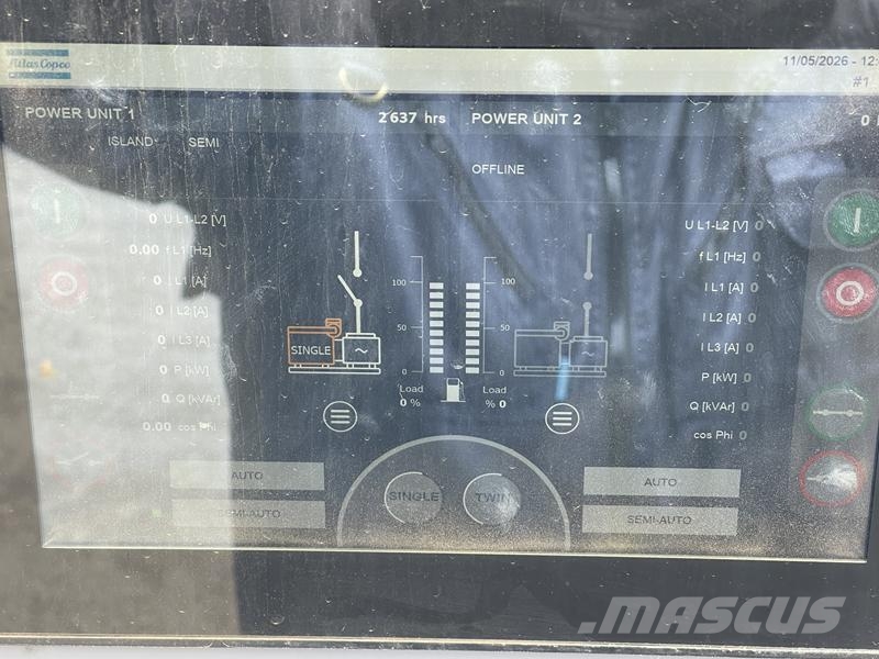 Atlas Copco QAC 1450 Twin Power Diiselgeneraatorid