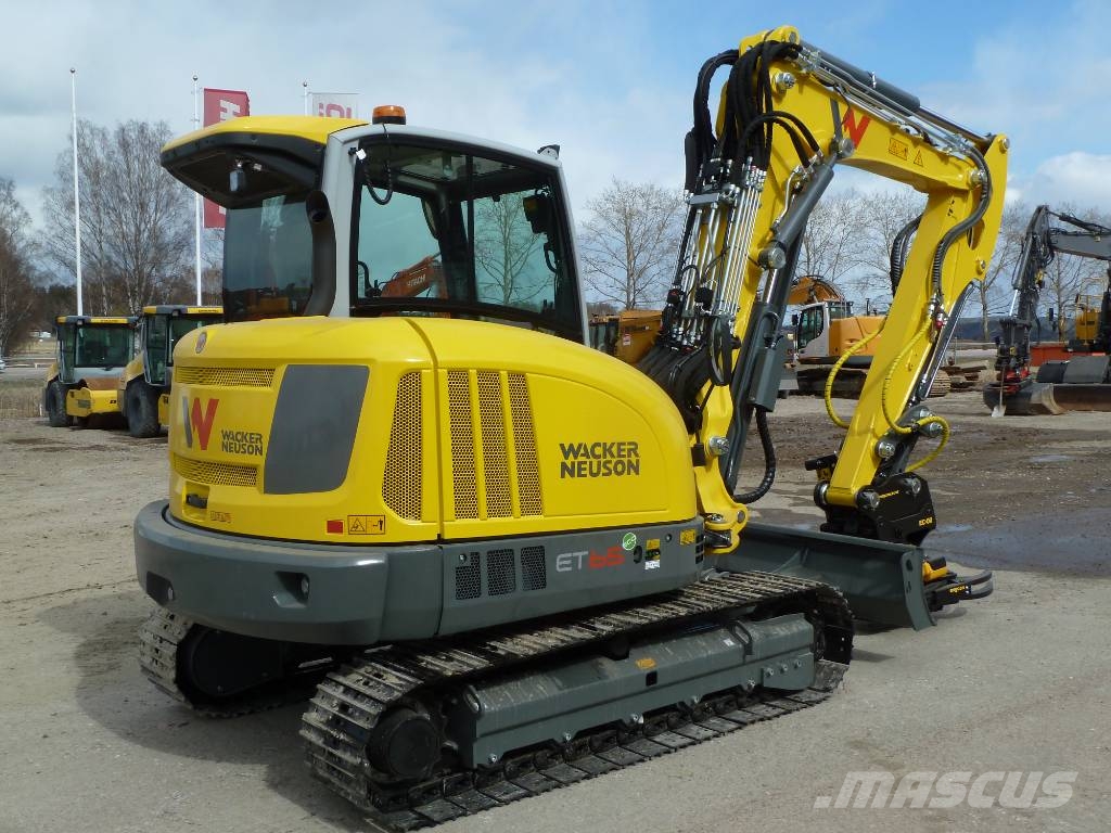 Wacker Neuson ET65 Mini ekskavatörler, 7 tona dek