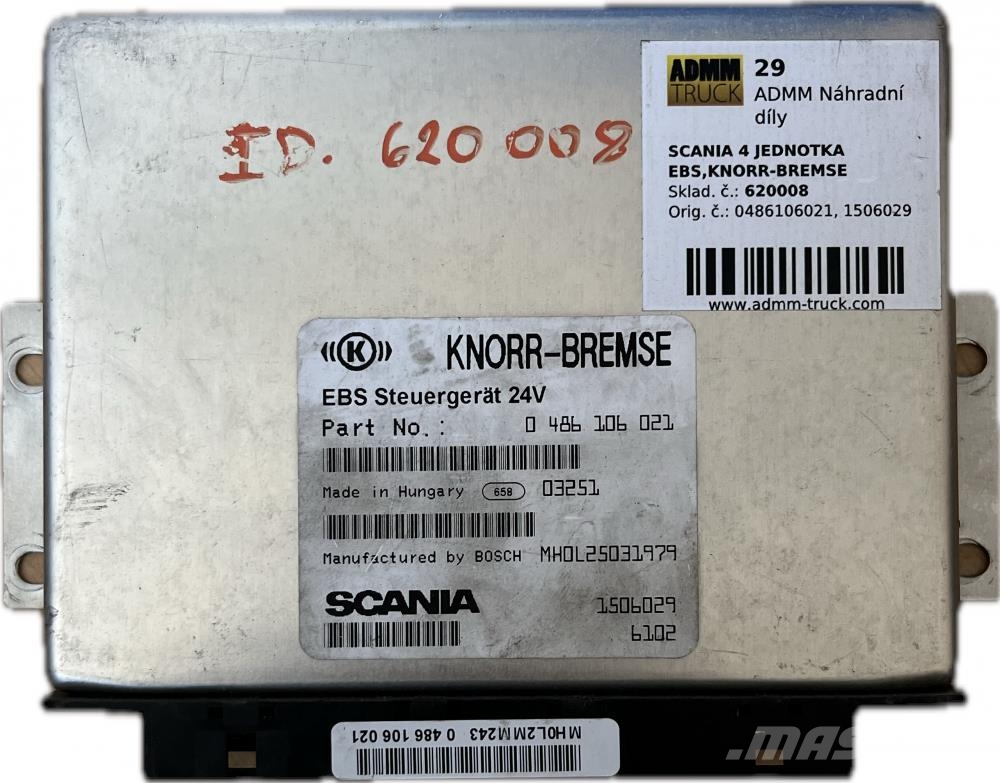  JEDNOTKA EBS,KNORR-BREMSE 0486106021, 1506029 运输工具-其他
