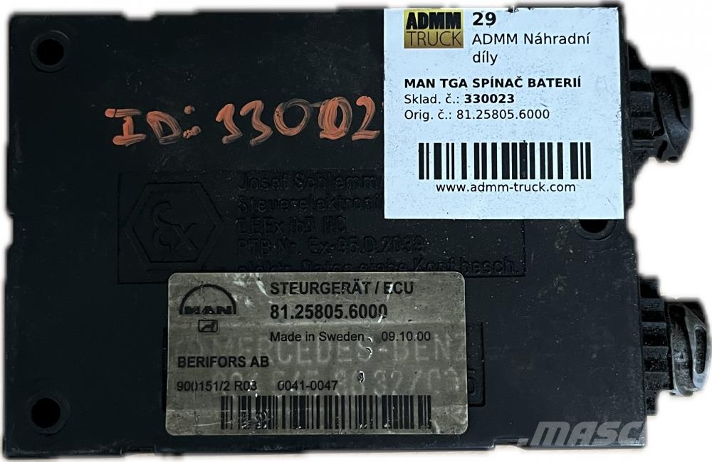 MAN TGA SPÍNAČ BATERIÍ Μεταφορές - Άλλα