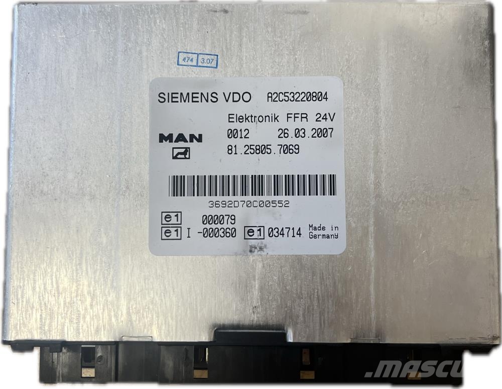 MAN TGL JEDNOTKA FFR 24V, SIEMENS VDO A2C53220804, 81. Μεταφορές - Άλλα