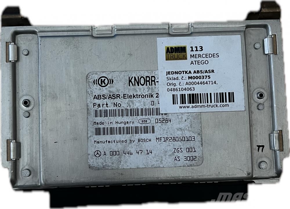 Mercedes-Benz ATEGO JEDNOTKA ABS/ASR A0004464714, 0486104063 Muut