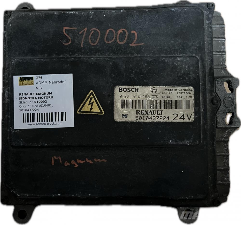 Renault MAGNUM JEDNOTKA MOTORU 0281010481, 5010437224 محركات