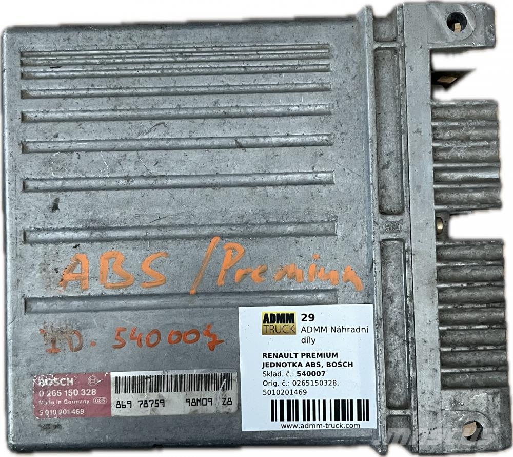 Renault PREMIUM JEDNOTKA ABS, BOSCH 0265150328, 5010201469 Transport - drugo