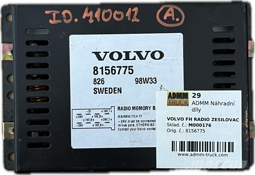 Volvo FH RÁDIO ZESILOVAČ 8156775 运输工具-其他