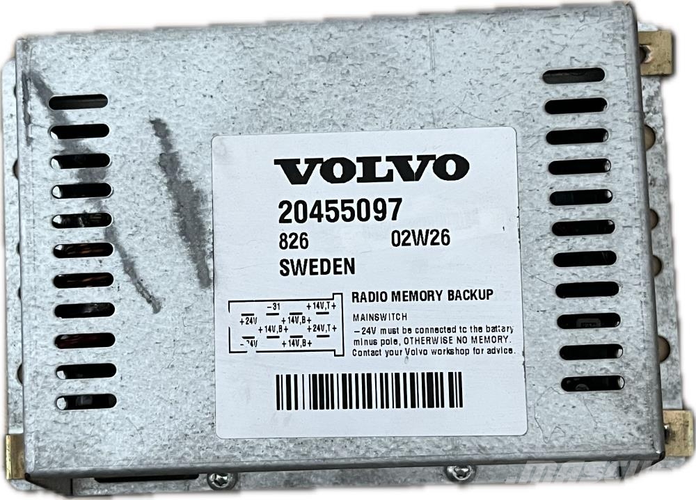 Volvo FL RÁDIO ZESILOVAČ, RADIO MEMORY BACKUP 20455097 Transport – Andet