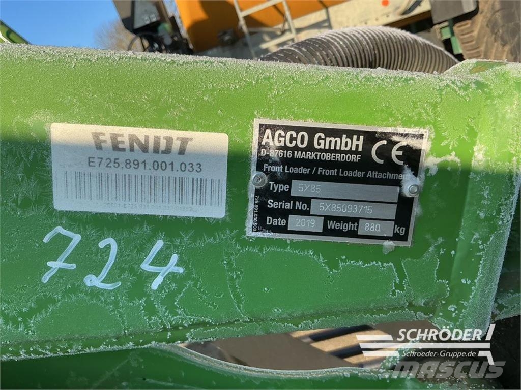 Fendt CARGO 5X/85 DW Čelni nakladalci in kopači