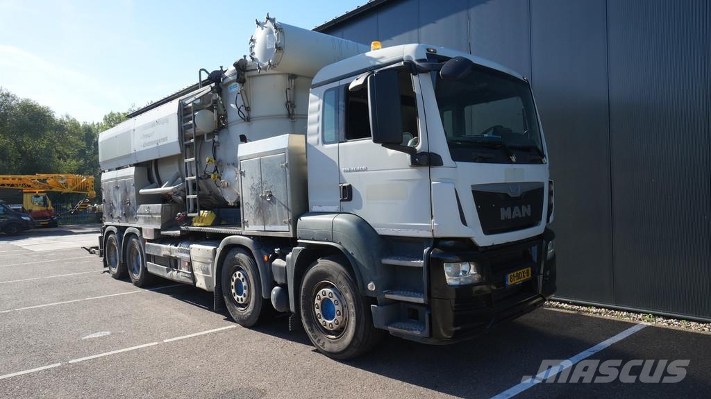 MAN TGS41.400 8x4 KOKS MegaVac 800/304 ADR SKY SIR 14m コンバイン／バキュームトラック