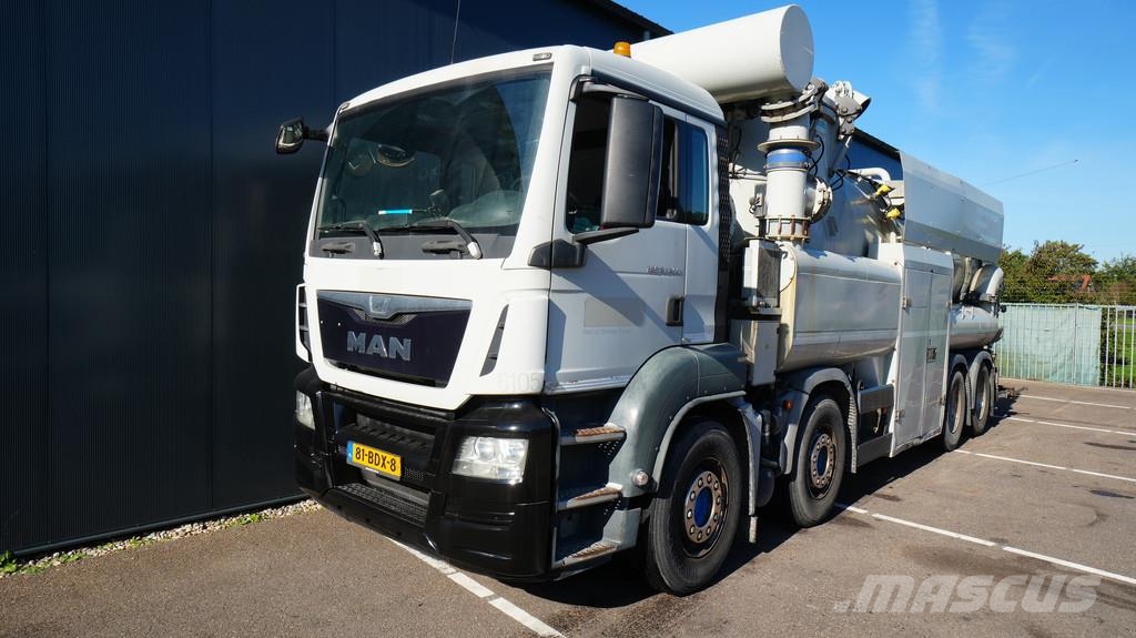 MAN TGS41.400 8x4 KOKS MegaVac 800/304 ADR SKY SIR 14m コンバイン／バキュームトラック