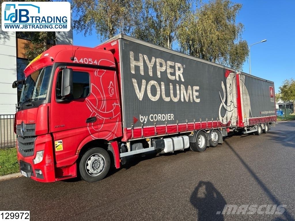 Mercedes-Benz Actros 2548 EURO 6, 6x2, Lift roof, Combi Tents