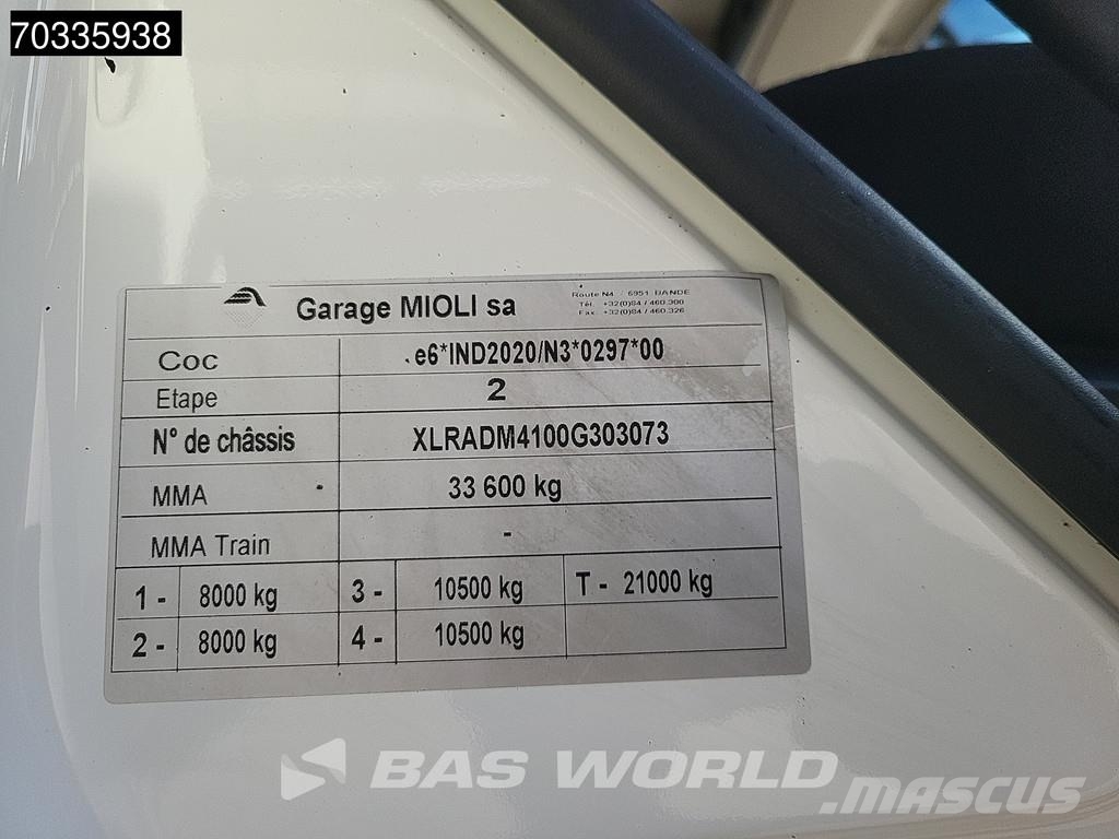 DAF CF 450 CF 8X4 19m3 tipper steel suspension Big-Axl Kallurid
